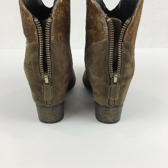 Lola Cruz Brown Calf Hair & Suede Bootie | 36 (6) - Picture 9 of 14